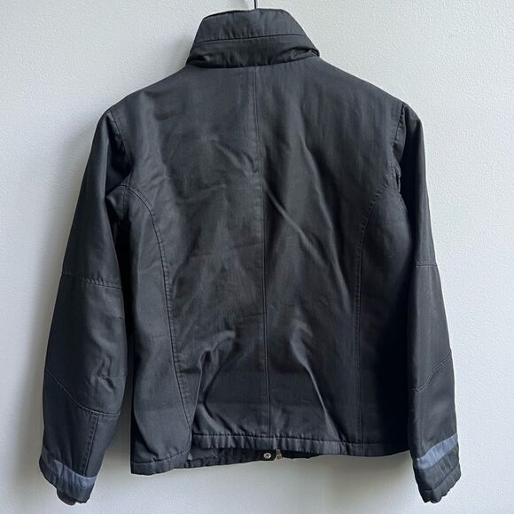 Columbia Women’s Weatherproof Black Moto Jacket with Hidden Hood Size Small - Picture 2 of 13